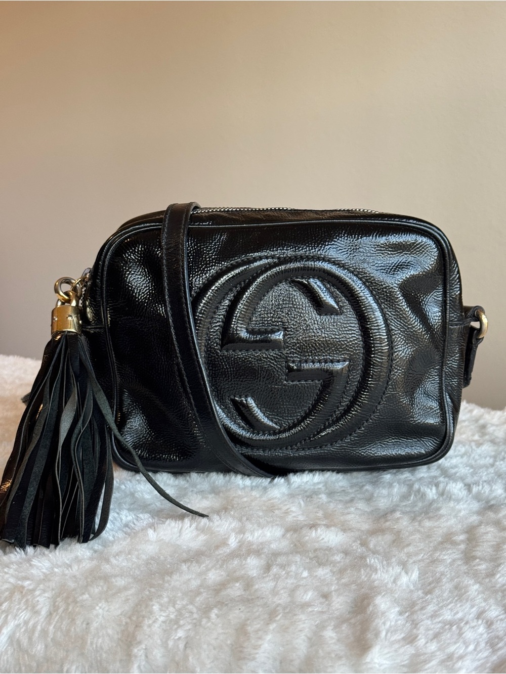 Gucci Black Soho Disco Crossbody Bag